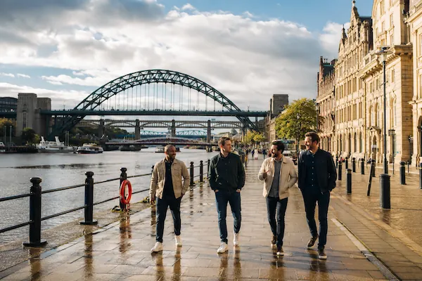Newcastle Quayside during a stag weekend